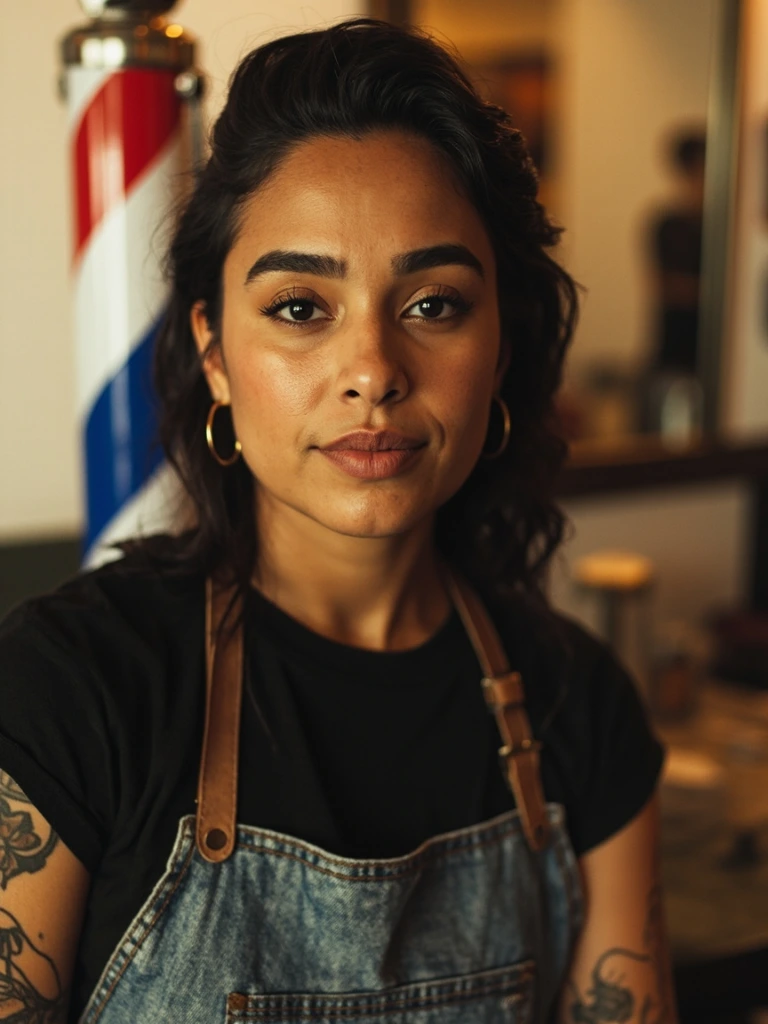 Sofia Aguilar, panel barber and educator